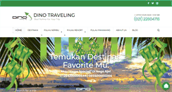 Desktop Screenshot of dinotraveling.com