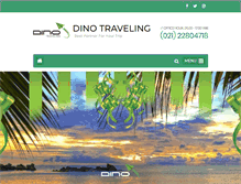 Tablet Screenshot of dinotraveling.com